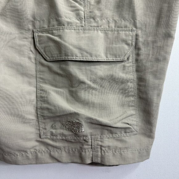 The North Face Men's Size 36 Nylon Cargo Hiking Shorts‎ Side Elastic Beige - Picture 4 of 7